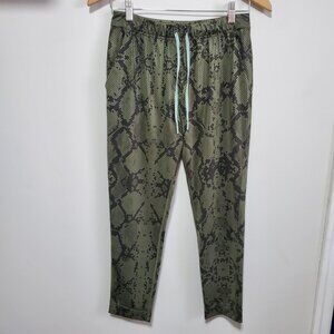 LULULEMON Jet Crop Slim Luxtreme 26" Pants Ankle Stretch Snake Green Women's 4